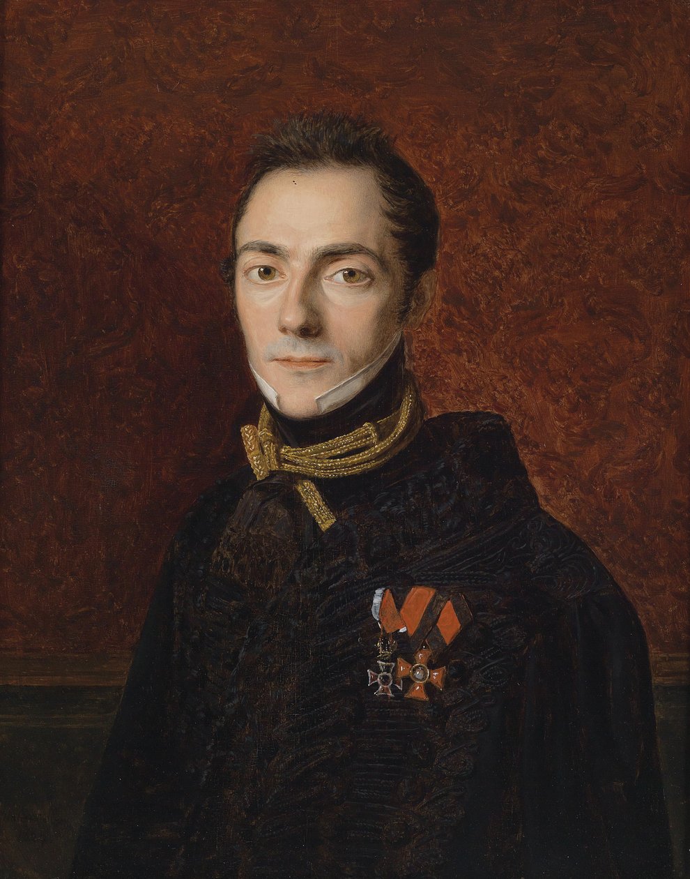 Portræt af en greve af Ferdinand Georg Waldmuller