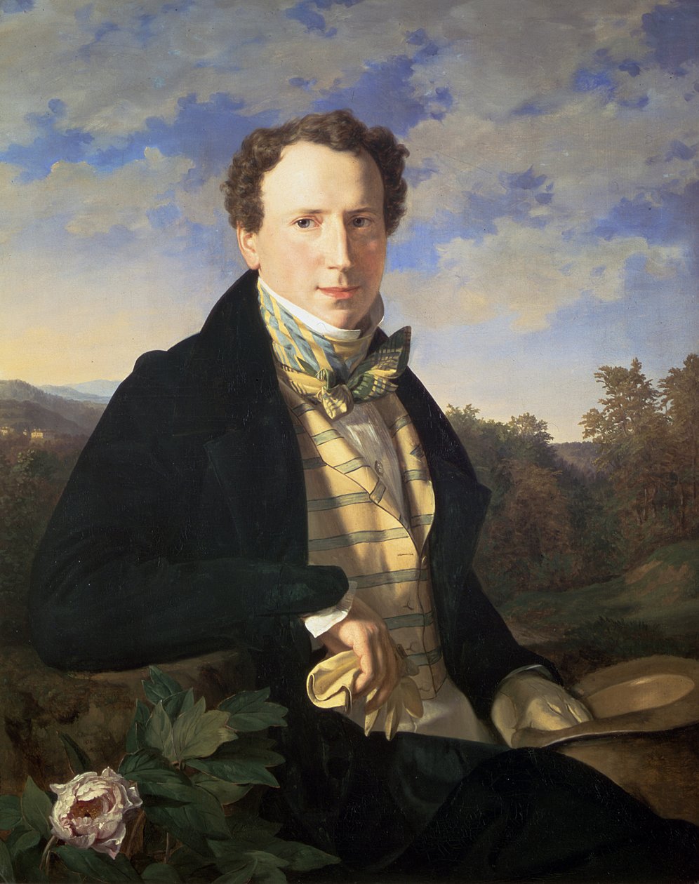 Selvportræt, 1828 af Ferdinand Georg Waldmuller