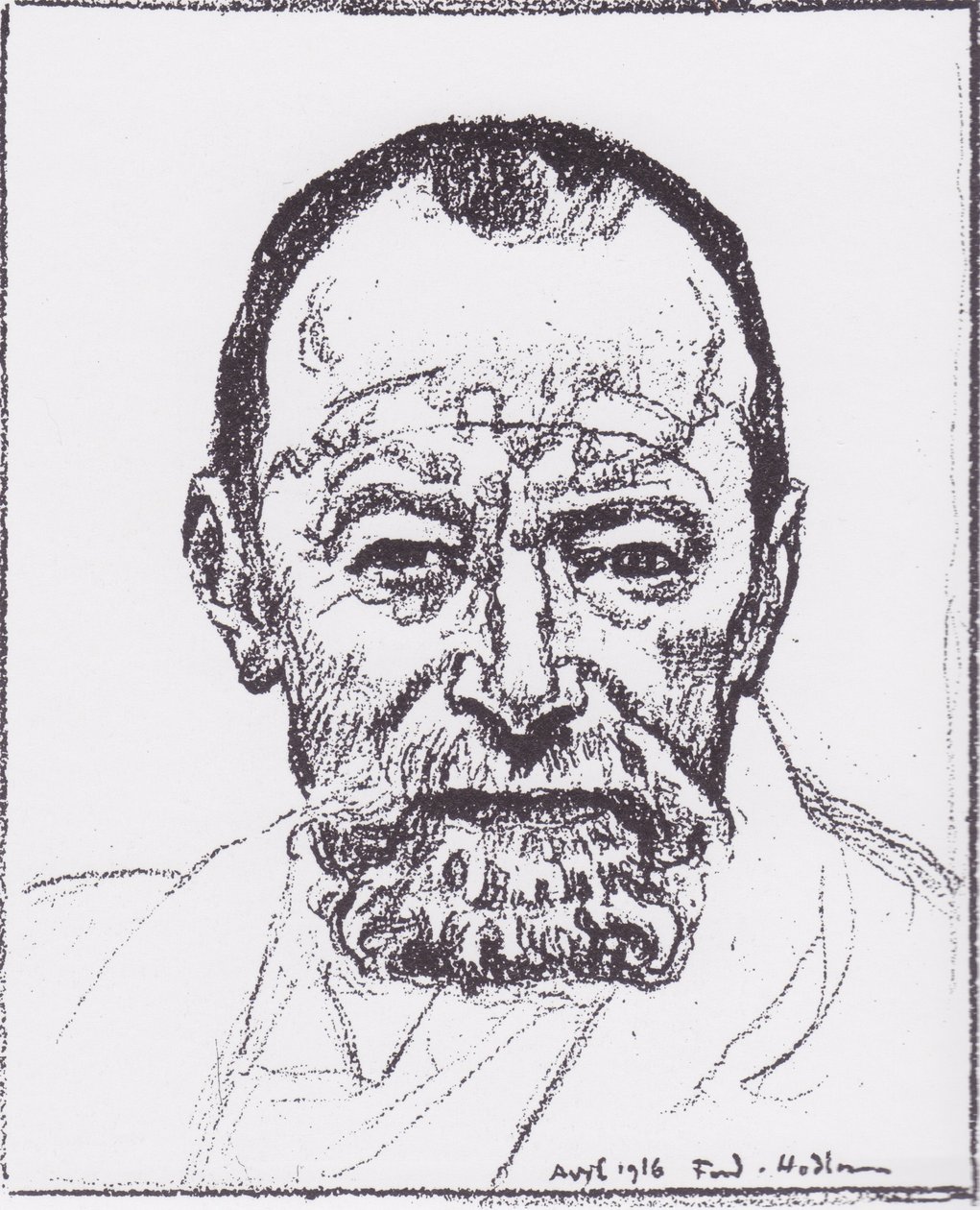 Selvportrætter. af Ferdinand Hodler