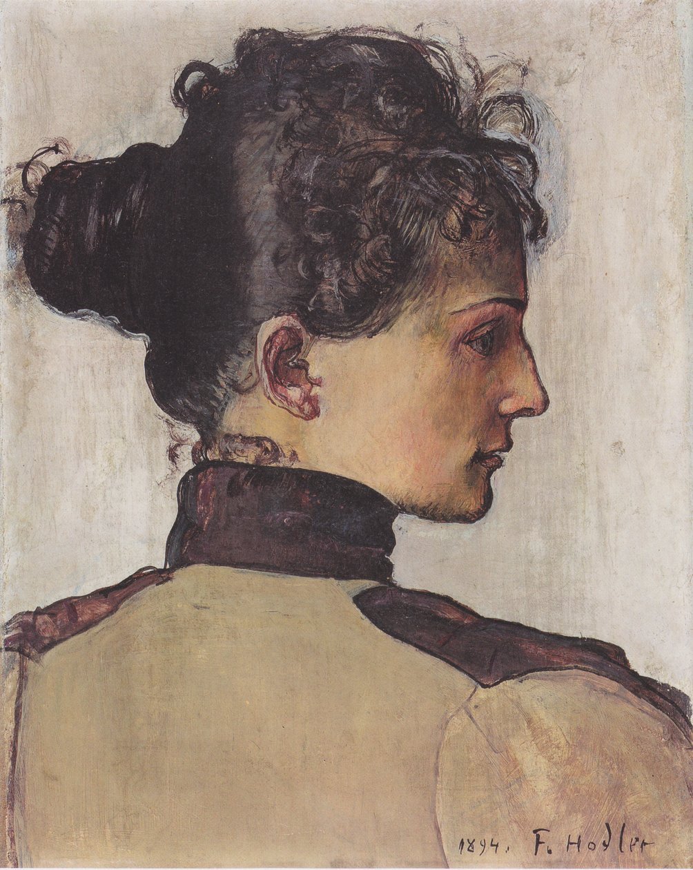 Bildnis Berthe Jacques af Ferdinand Hodler