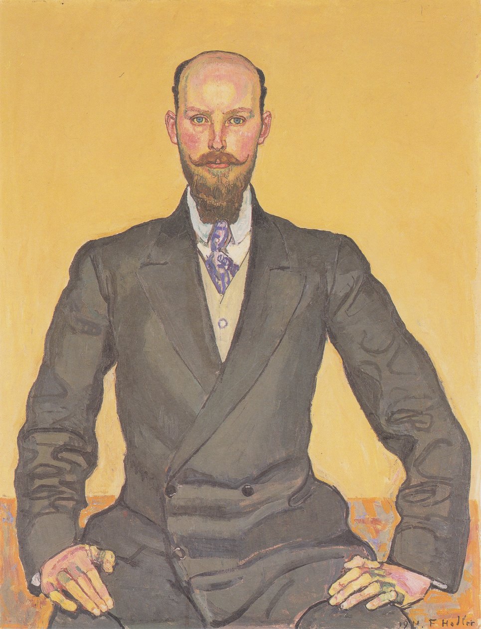 Portræt Willy Russ af Ferdinand Hodler