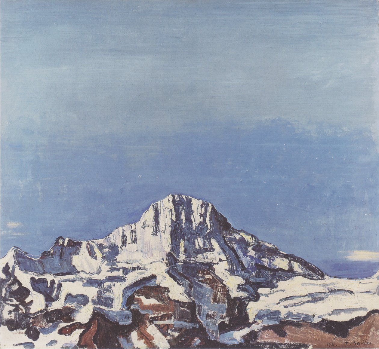 Breithorn af Ferdinand Hodler