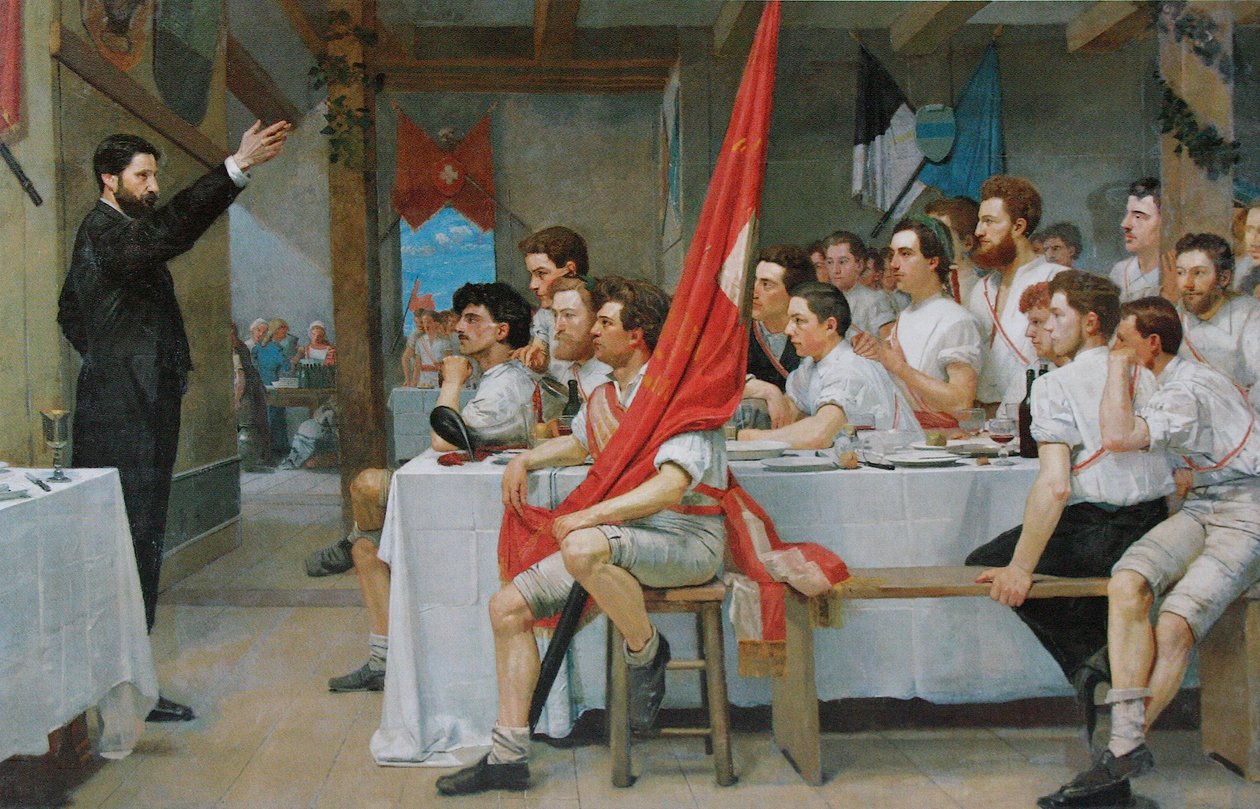 Gymnastens banket af Ferdinand Hodler