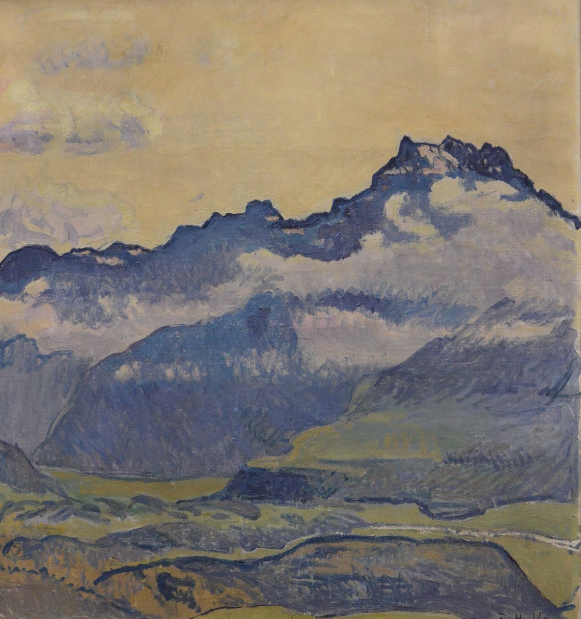 Dents-du-Midi af Ferdinand Hodler
