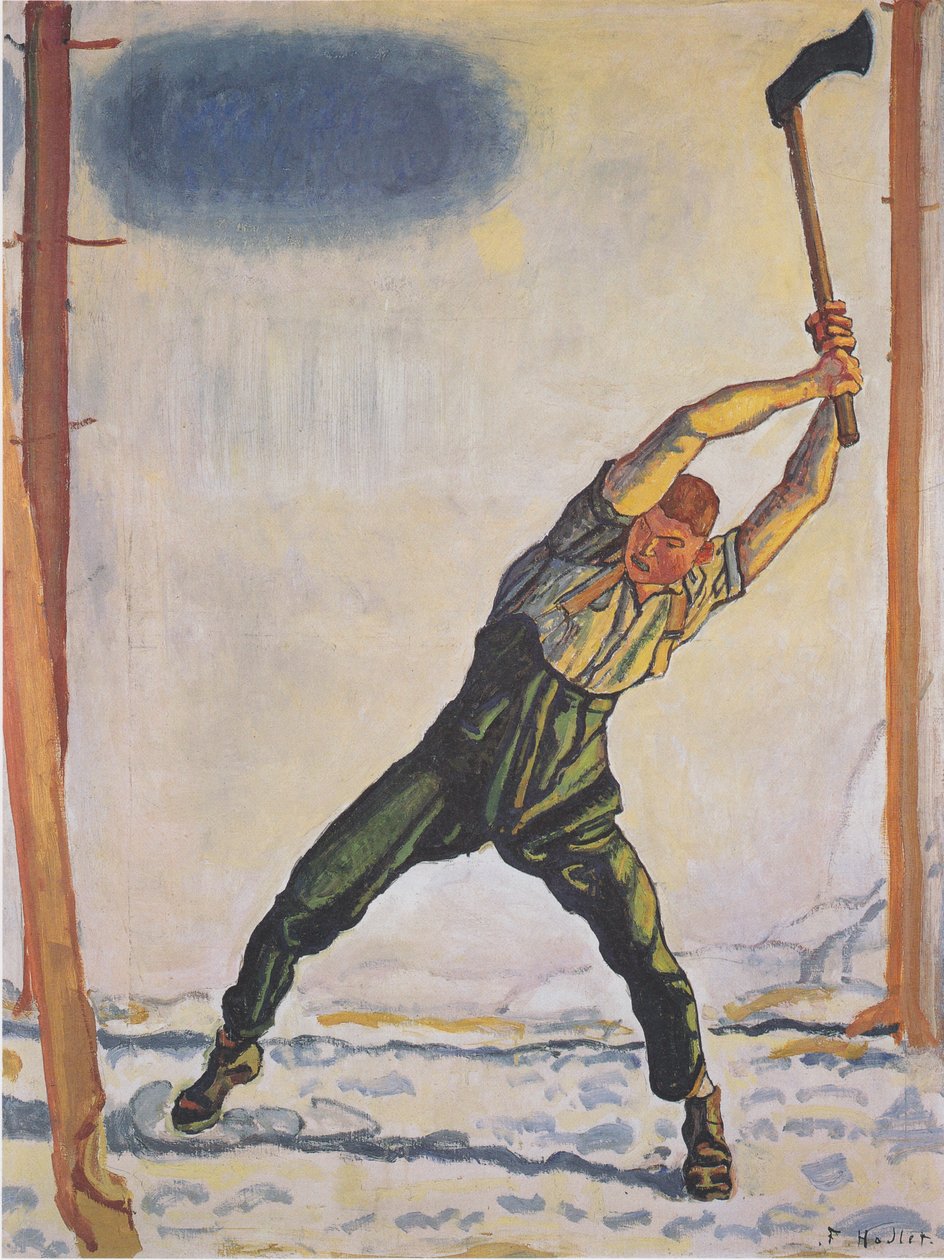 Skovhuggeren af Ferdinand Hodler
