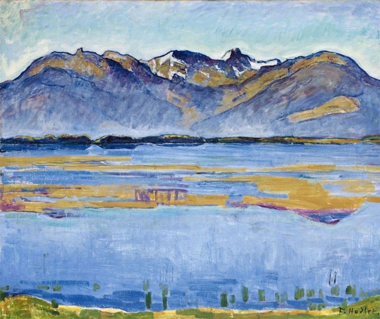 Montana søen af Ferdinand Hodler