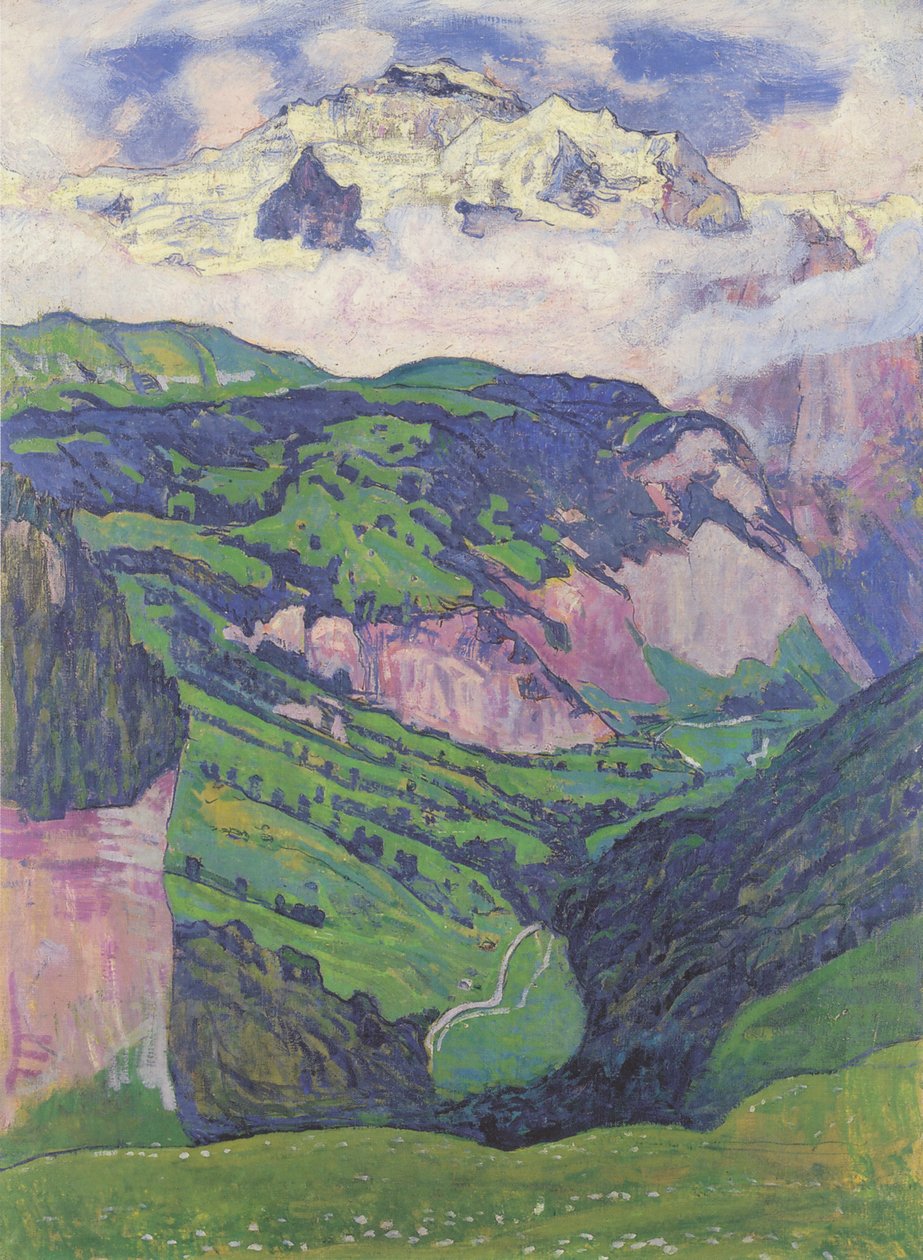 Jomfruen fra Isenfluh af Ferdinand Hodler