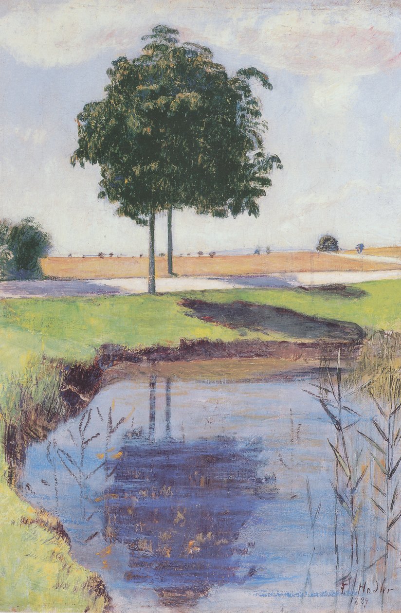Kastanjetræerne af Ferdinand Hodler