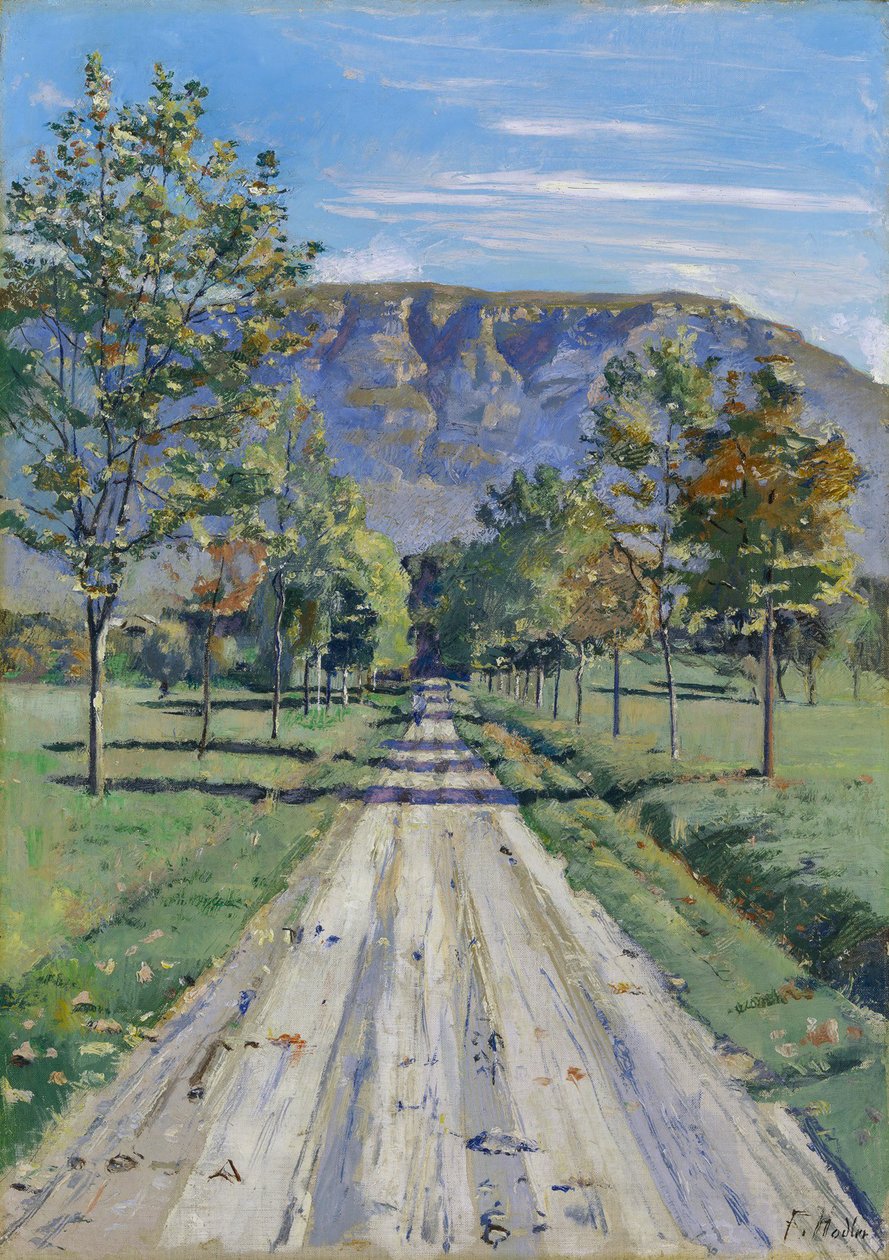 Vejen til Evordes af Ferdinand Hodler