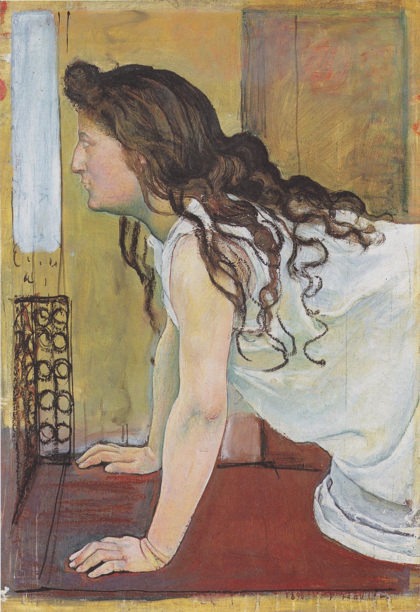 Pige ved vinduet af Ferdinand Hodler