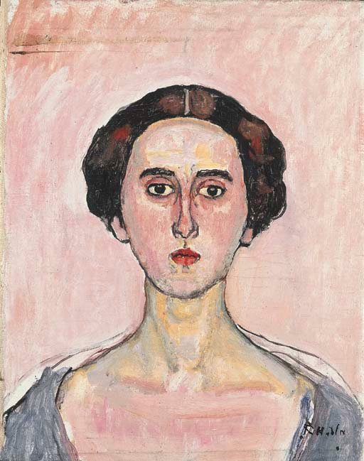 Portræt af Valentine Gode-Darel af Ferdinand Hodler