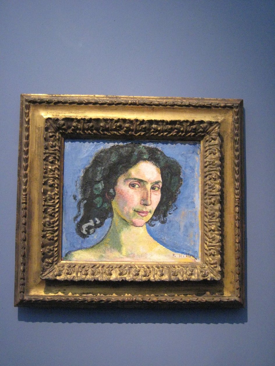 Portræt af danseren Giulia Leonardi. af Ferdinand Hodler