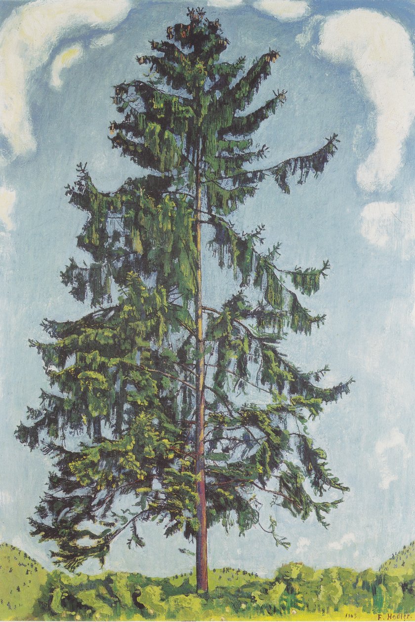 Gran ved Chamby2 af Ferdinand Hodler