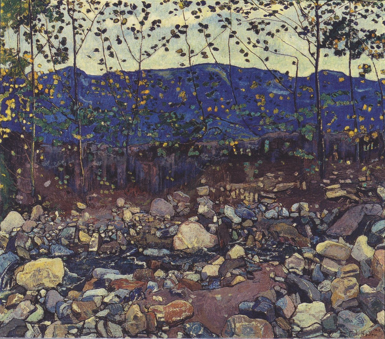 Waldbach nær Leissigen af Ferdinand Hodler