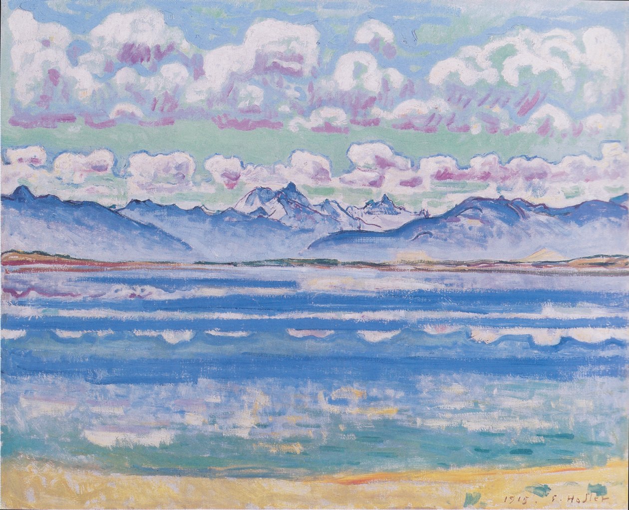 Weisshorn fra Montana af Ferdinand Hodler