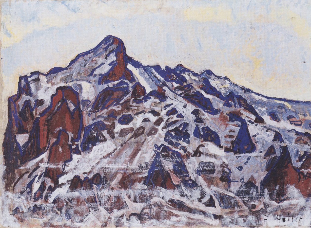 Wetterhorn af Ferdinand Hodler