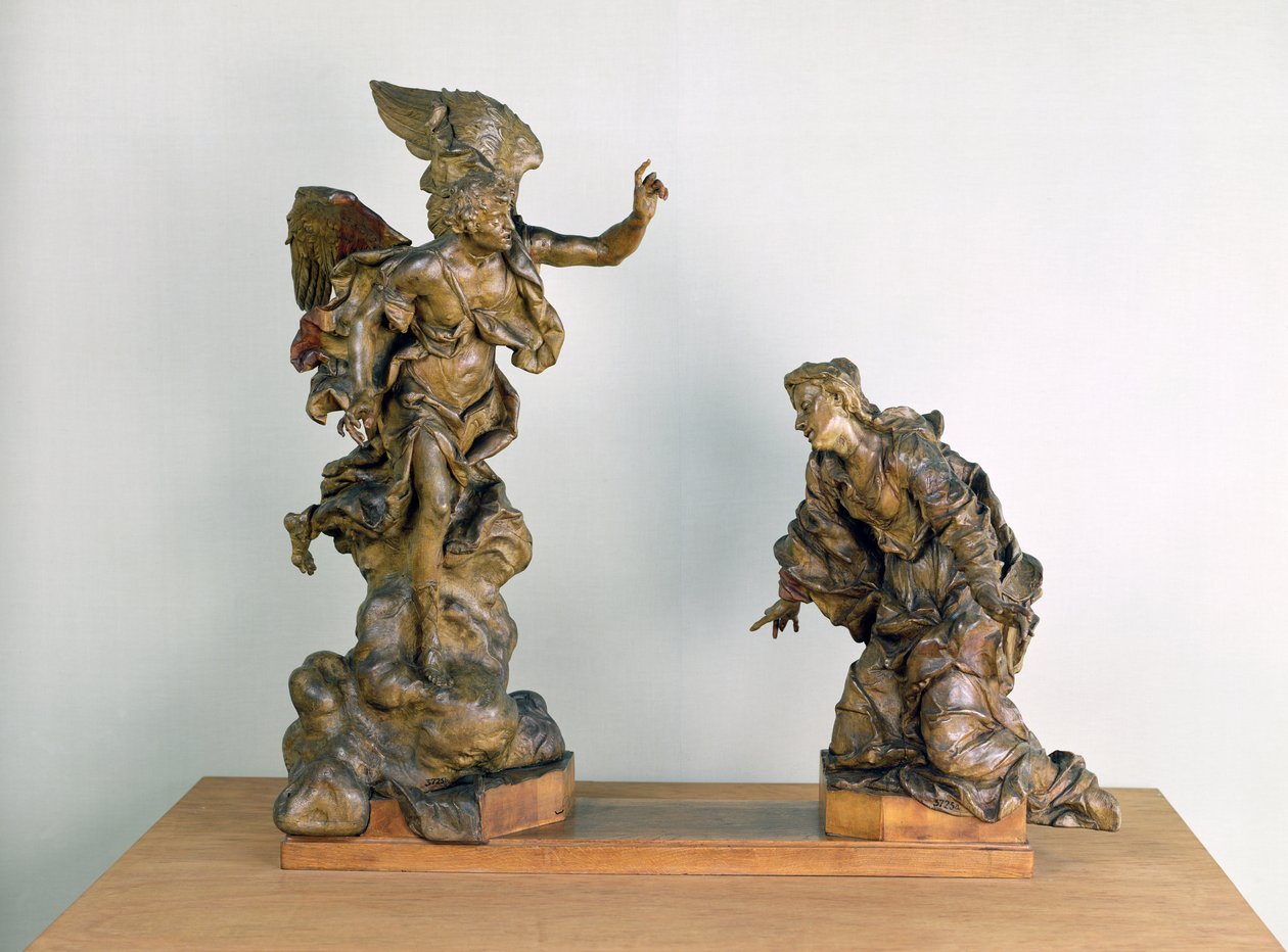 Bebudelsen, ca. 1725 (træ) af Ferdinand Maximilian Brokof