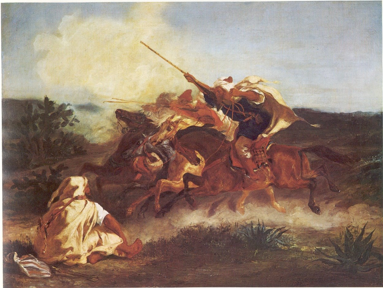 Arabisk fantasi af Ferdinand Victor Eugene Delacroix