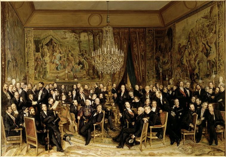 Engelsk: En aften på Louvre med Comte de Nieuwerkerke af Ferdinand Victor Eugene Delacroix