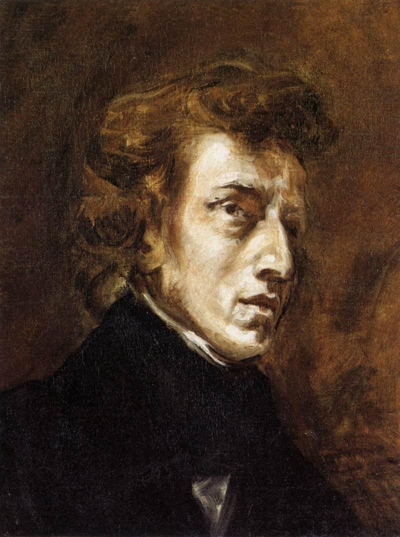 Frédéric Chopin af Ferdinand Victor Eugene Delacroix