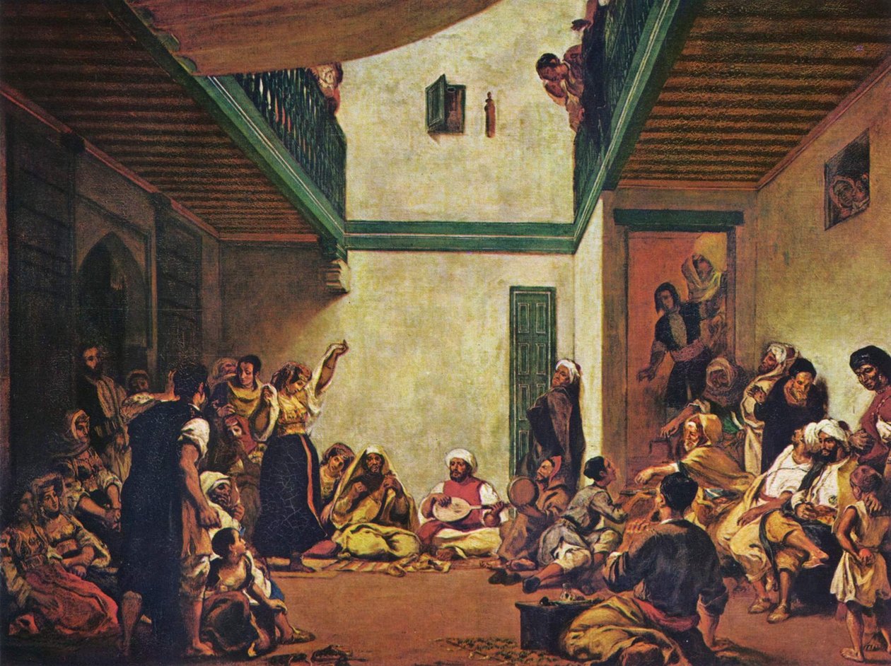 Jødisk bryllup i Marokko af Ferdinand Victor Eugene Delacroix