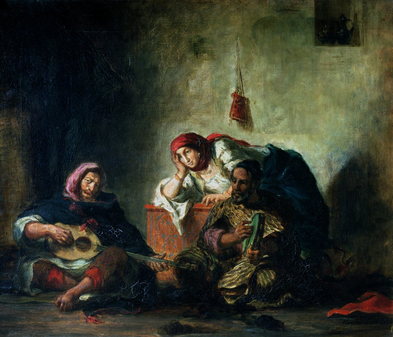 Jødiske musikere i Mogador, 1847 af Ferdinand Victor Eugene Delacroix