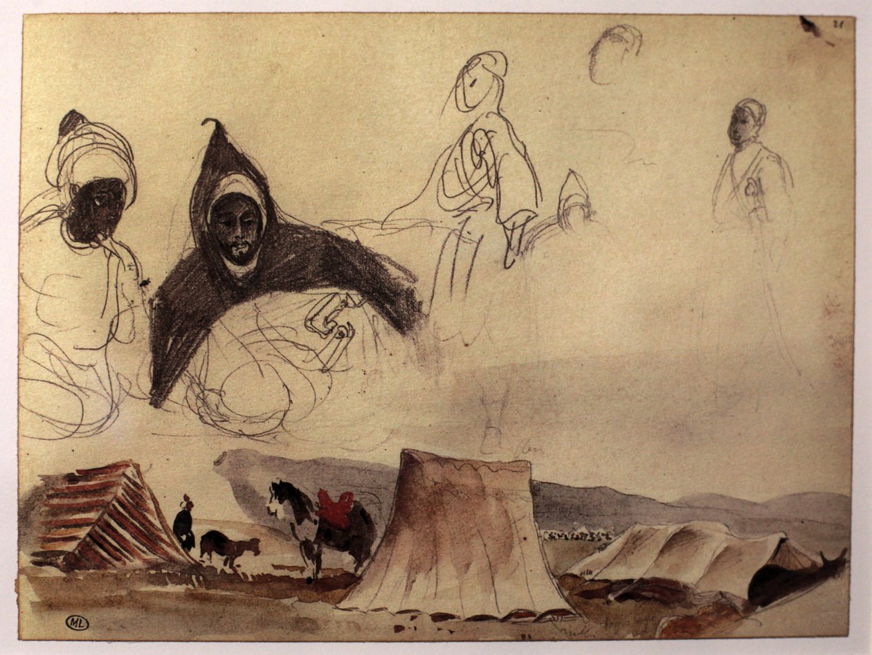 Marokko af Ferdinand Victor Eugene Delacroix