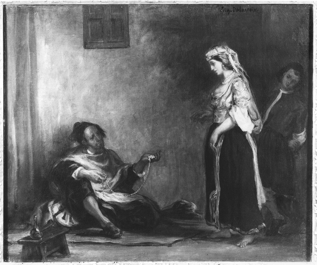 Den arabiske købmand af Ferdinand Victor Eugene Delacroix