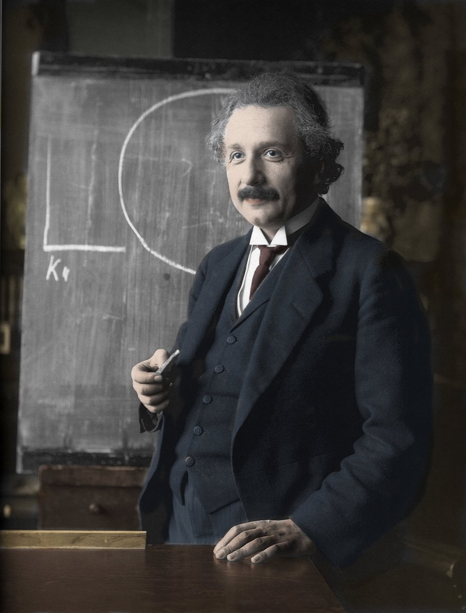 Portræt af Albert Einstein af Ferdinand (after) Schmutzer