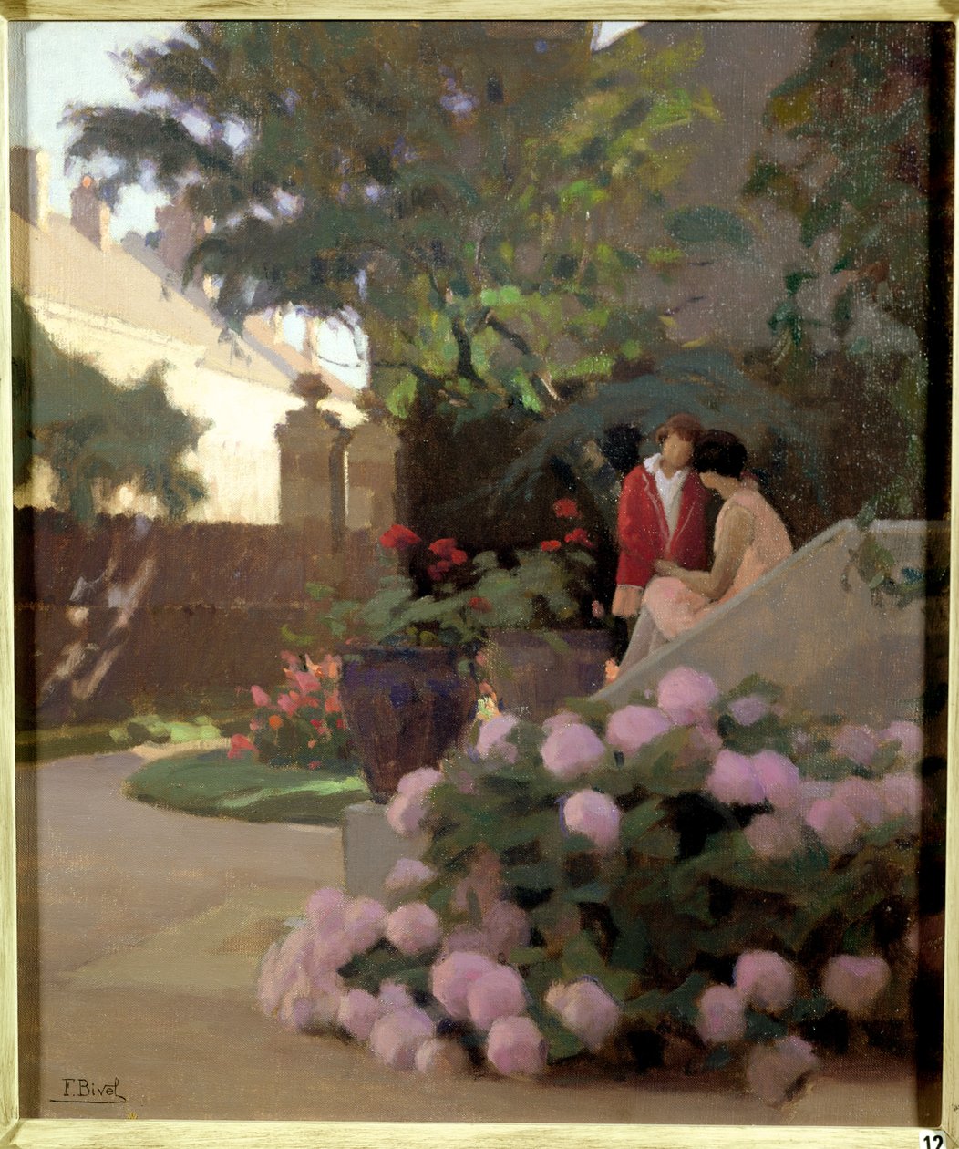 Et Hjørne af Haven af Ferdinand Achille Lucien Bivel