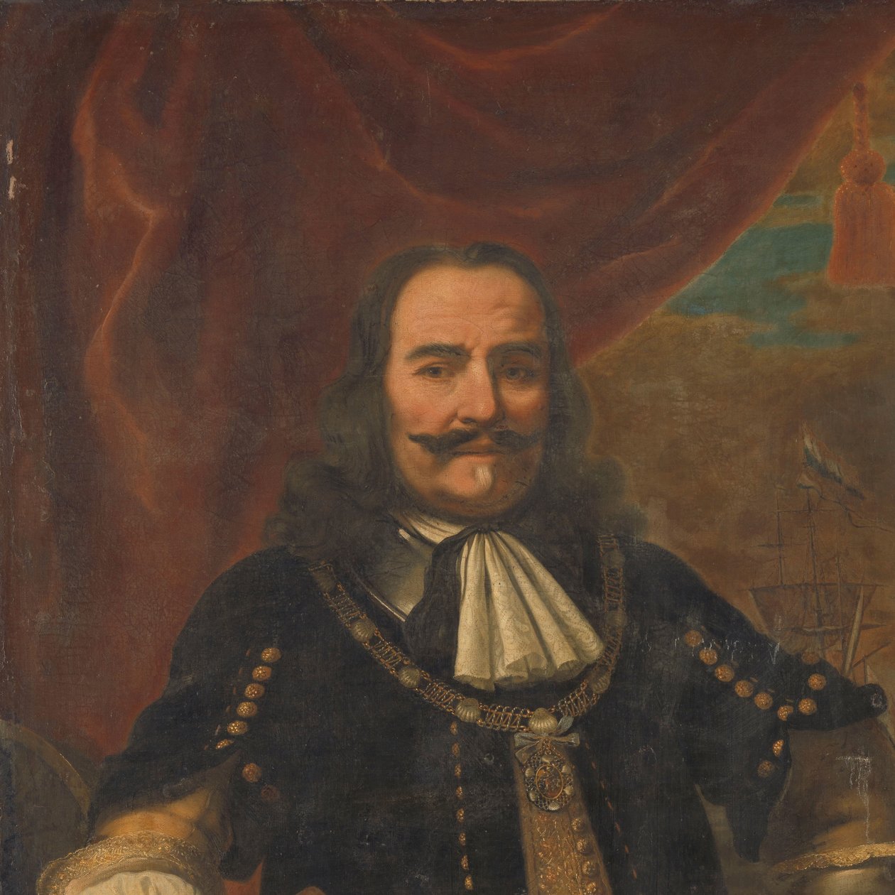 Michiel Adriaensz de Ruyter (1607–1676), admiralløjtnant af Ferdinand Bol (copy after)