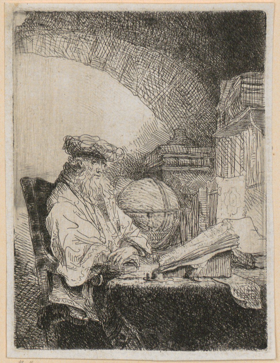 Astrologe af Ferdinand Bol