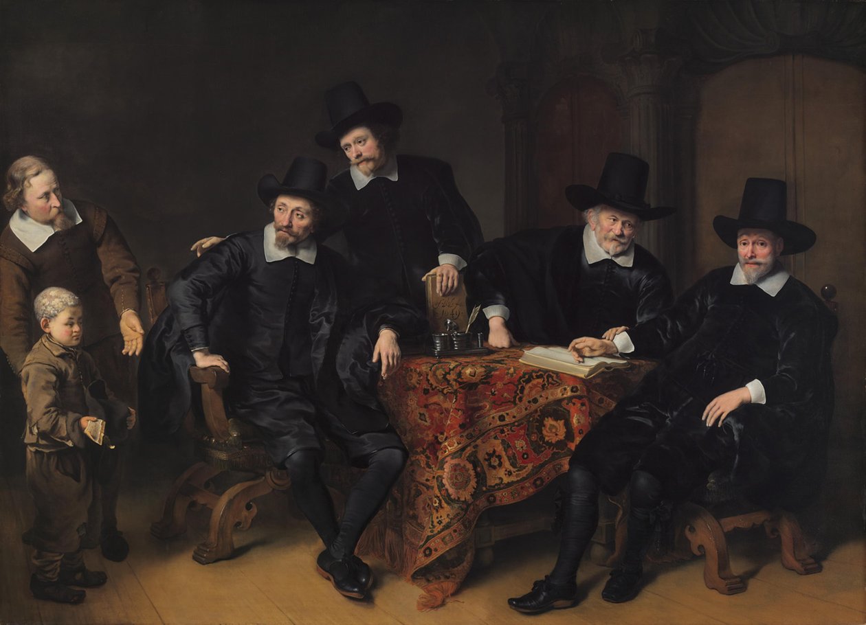 Forstanderne for spedalskhedshuset af Ferdinand Bol