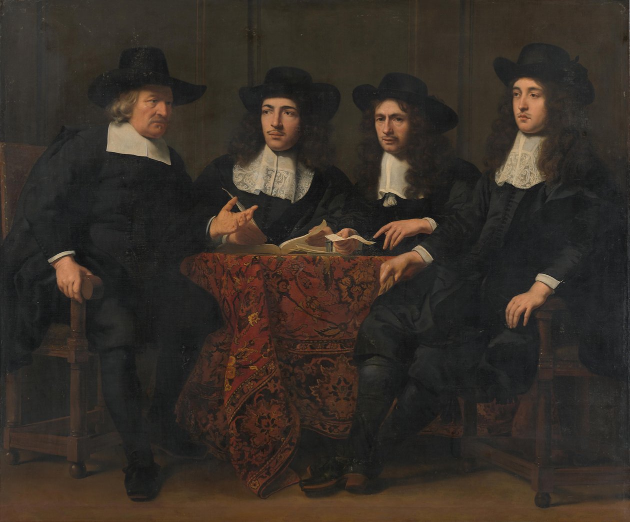 Forstanderne for spedalskhedshuset af Ferdinand Bol