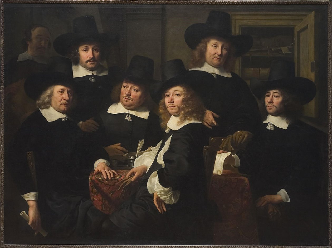 Forstanderne for Nieuwezijds Huiszittenhuis af Ferdinand Bol
