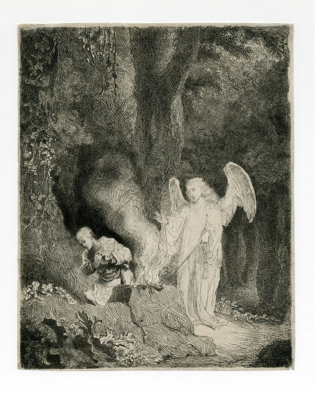 Gideons offer (Dommerbogen 6:21) af Ferdinand Bol