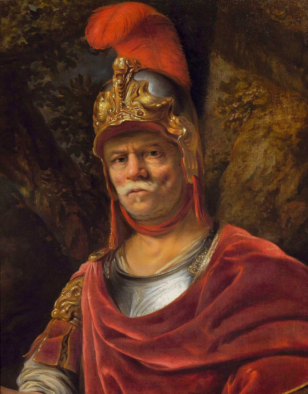 Mand med gylden hjelm (Mars) af Ferdinand Bol
