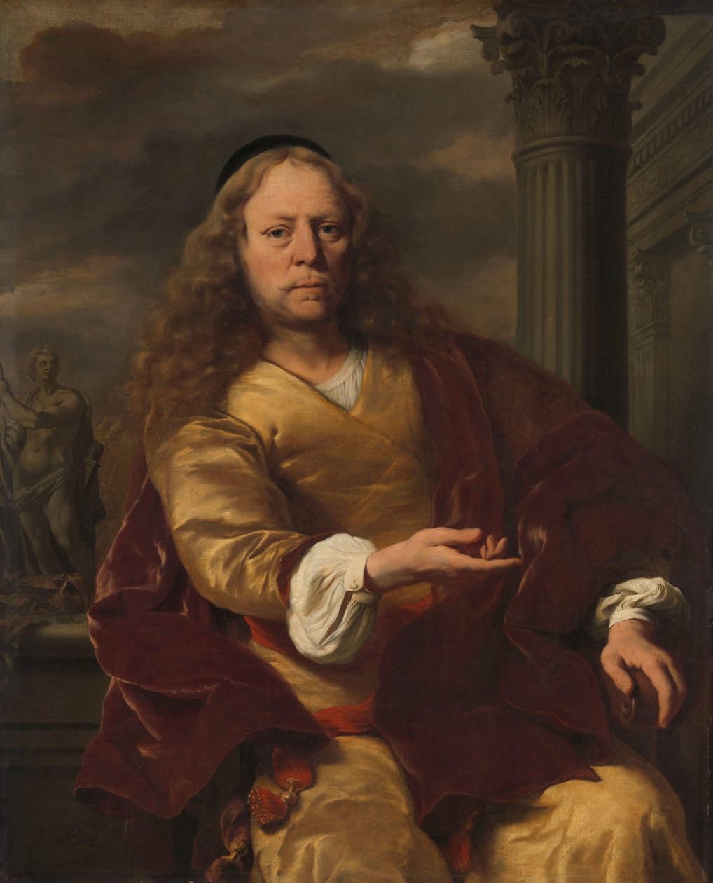 Portræt af en mand af Ferdinand Bol