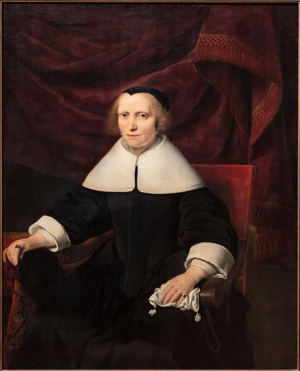 Portræt af en kvinde af Ferdinand Bol