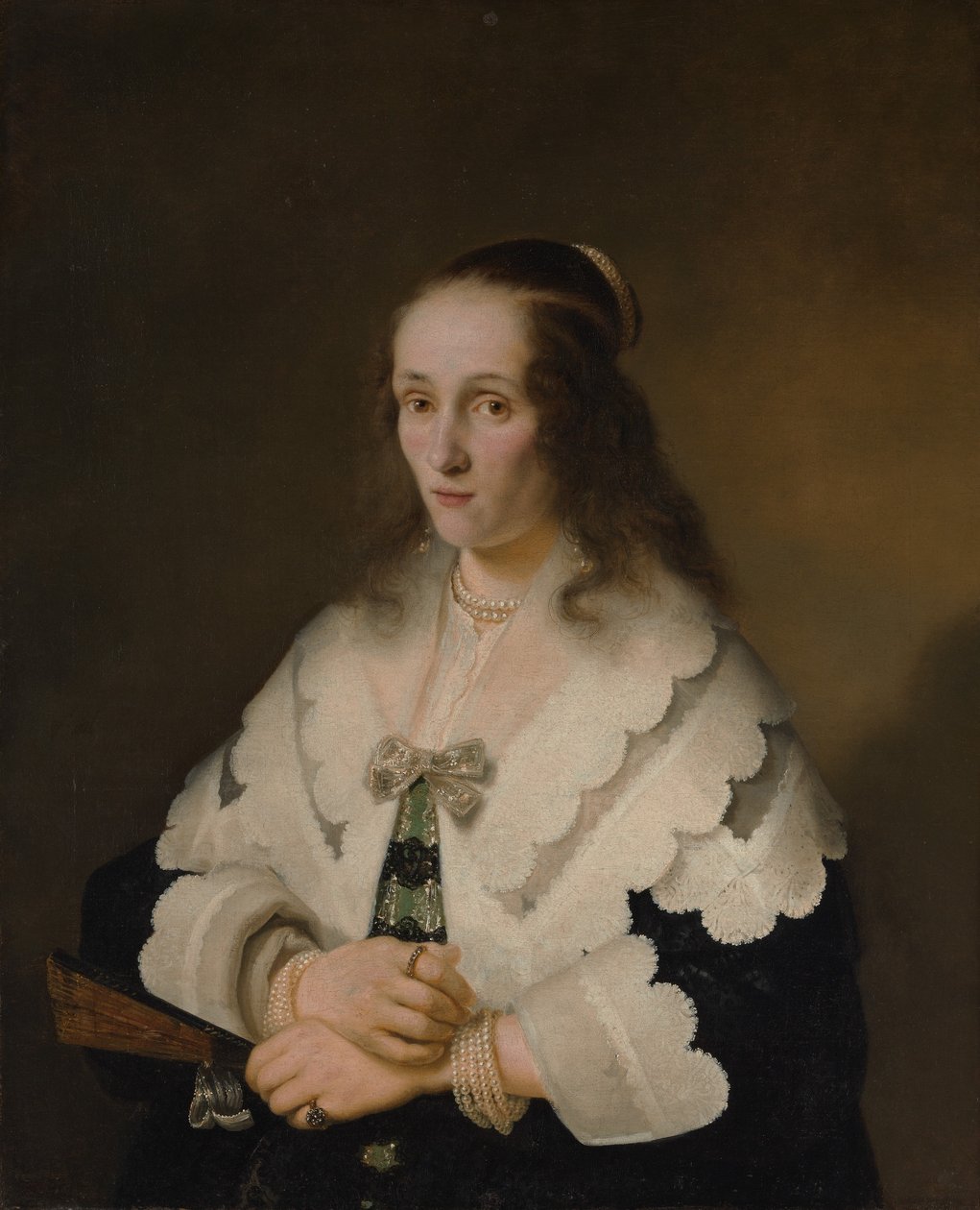 Portræt af en kvinde, 1642. af Ferdinand Bol