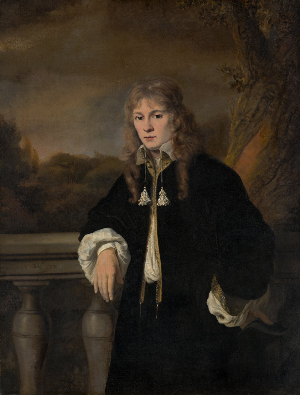 Portræt af en ung mand, formodentlig Louis Trip Jr. (1638-1655) af Ferdinand Bol