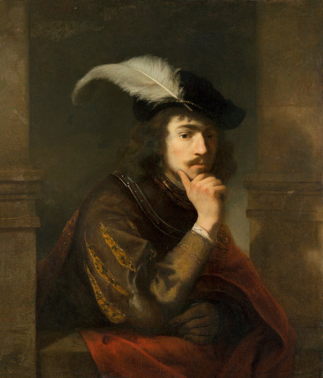 Portræt af en ung mand, muligvis et selvportræt af Ferdinand Bol