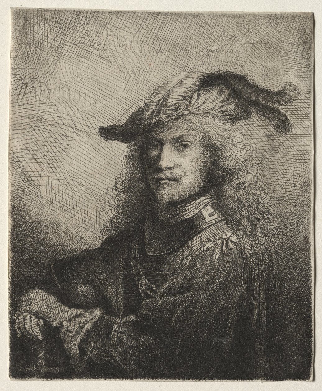 Portræt af en officer, 1645. af Ferdinand Bol