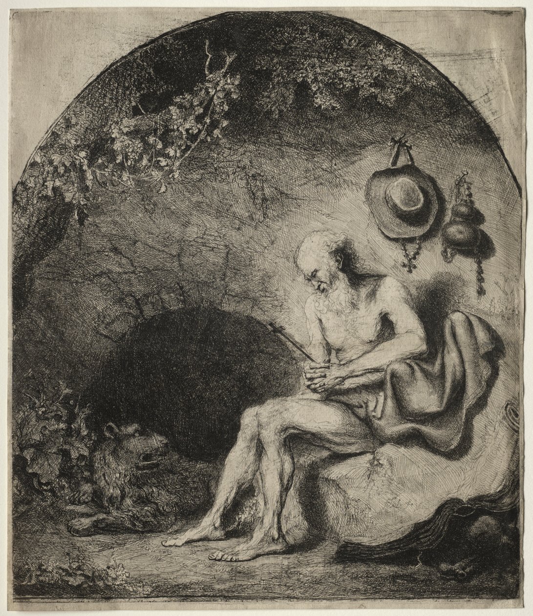 Sankt Hieronymus i bod af Ferdinand Bol