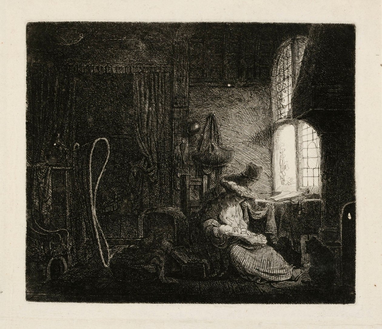 Familien i et værelse af Ferdinand Bol