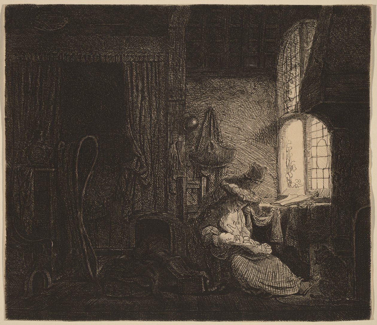 Familien i værelset af Ferdinand Bol