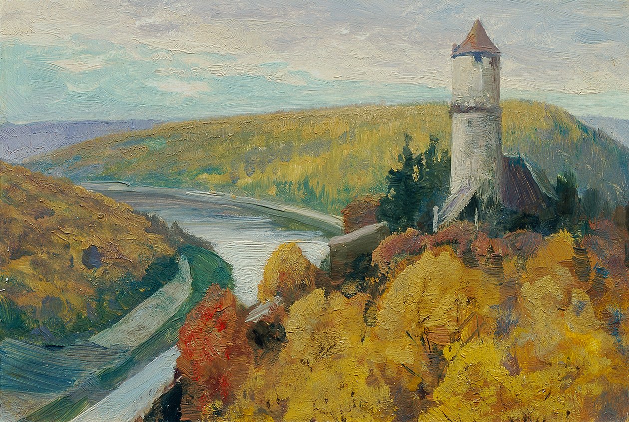 Vltava (fra porteføljen "16 udsigter over tjekkiske landskaber 