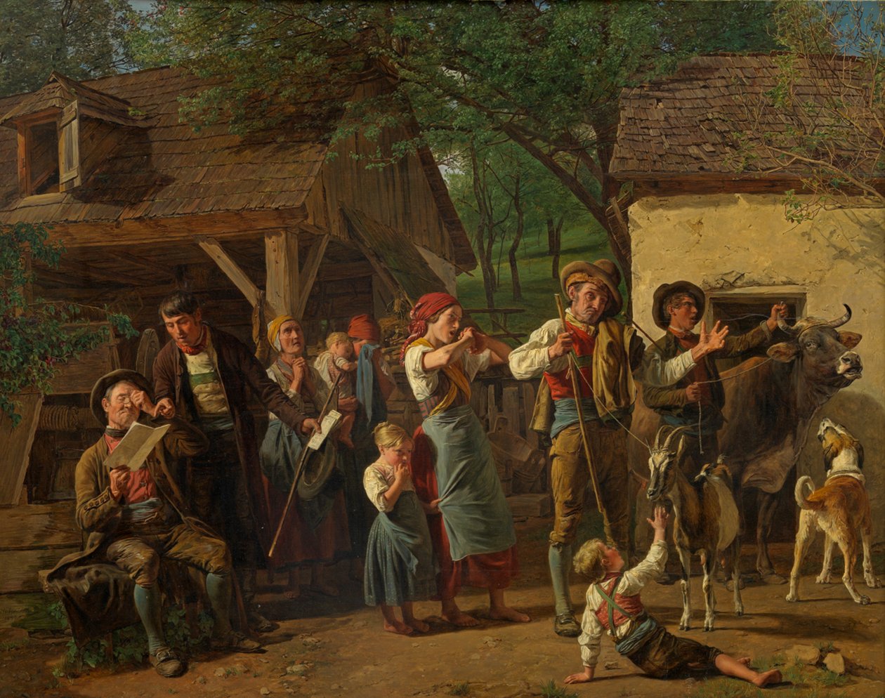 Udlægget af Ferdinand Georg Waldmüller