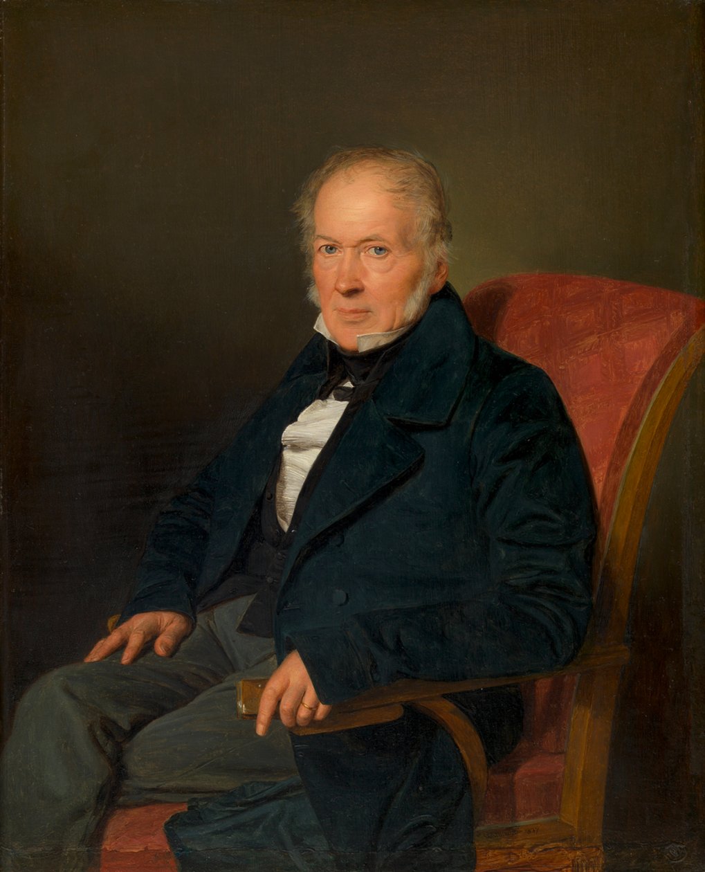 Johann Jakob Schwartz von Mohrenstern (fabriksdirektør og privatier) af Ferdinand Georg Waldmüller