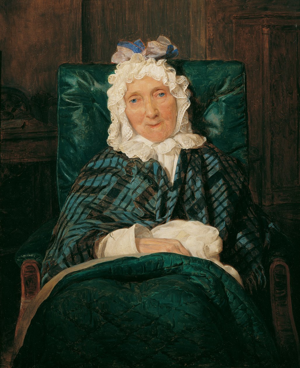 Aloisia Eltz i lænestolen af Ferdinand Georg Waldmuller